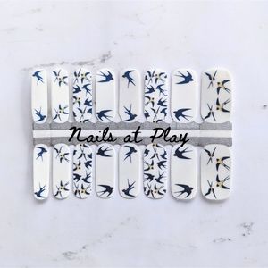 5 for $15 Nail Wraps- Sailor J Bird